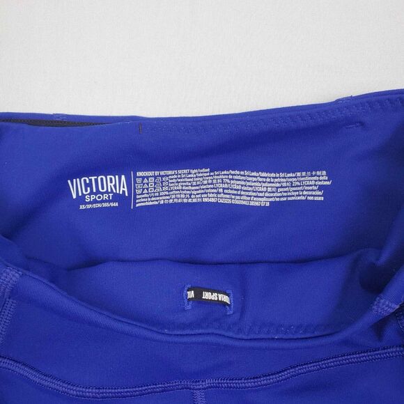Victoria's Secret Sport Knockout Yoga Pants Size XS Blue Ladder Cut Out Leggings - Picture 7 of 10